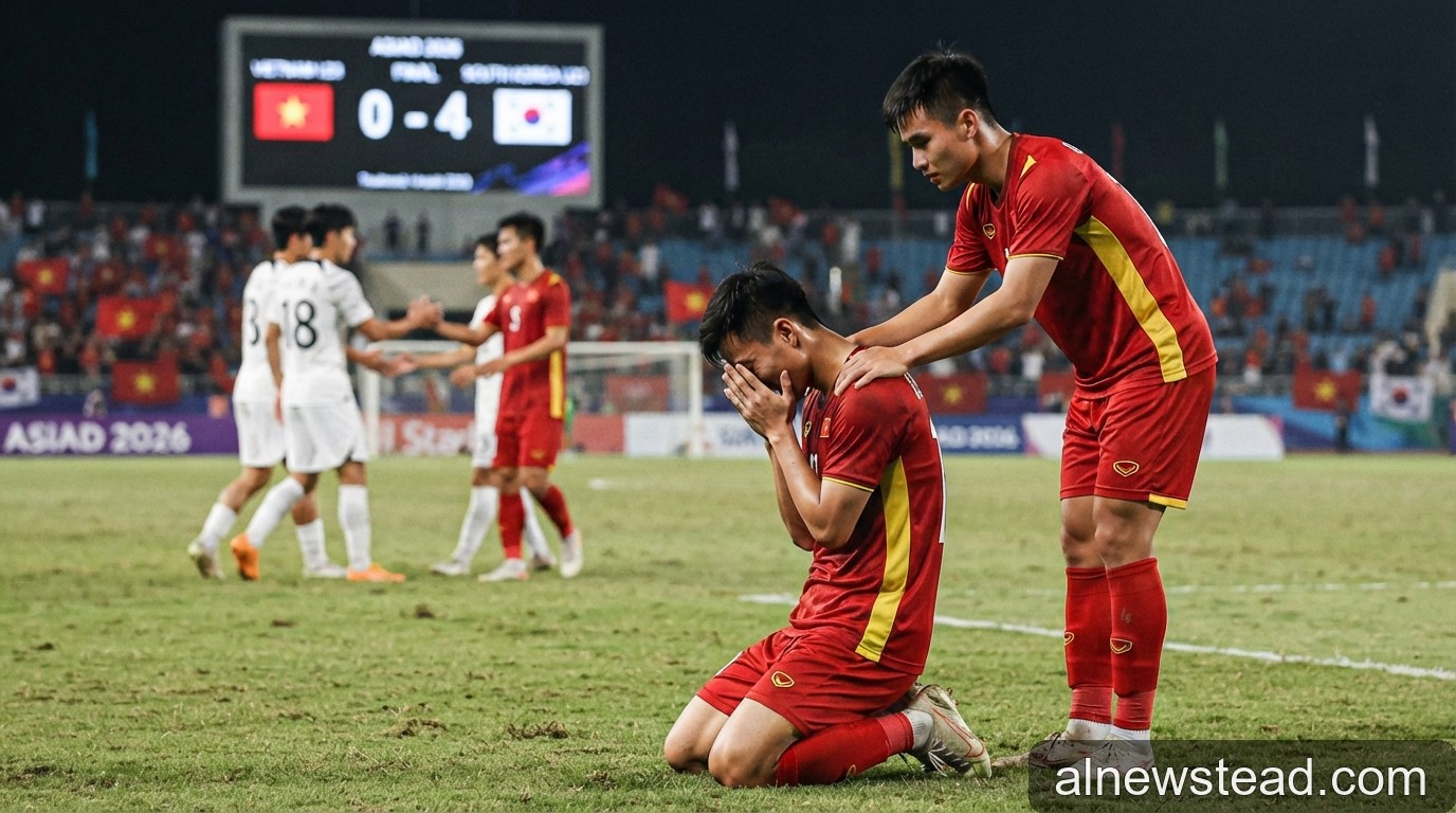U23 Việt Nam dừng bước tại ASIAD 2026: Bài học lớn từ đẳng cấp Hàn Quốc